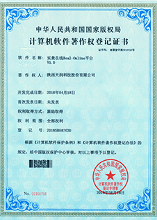 Software copyright certificate 3