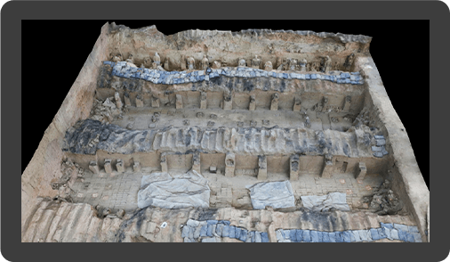High-precision digitization of the site