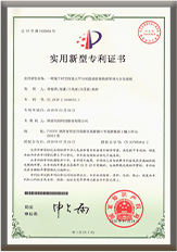 Patent certificate 1